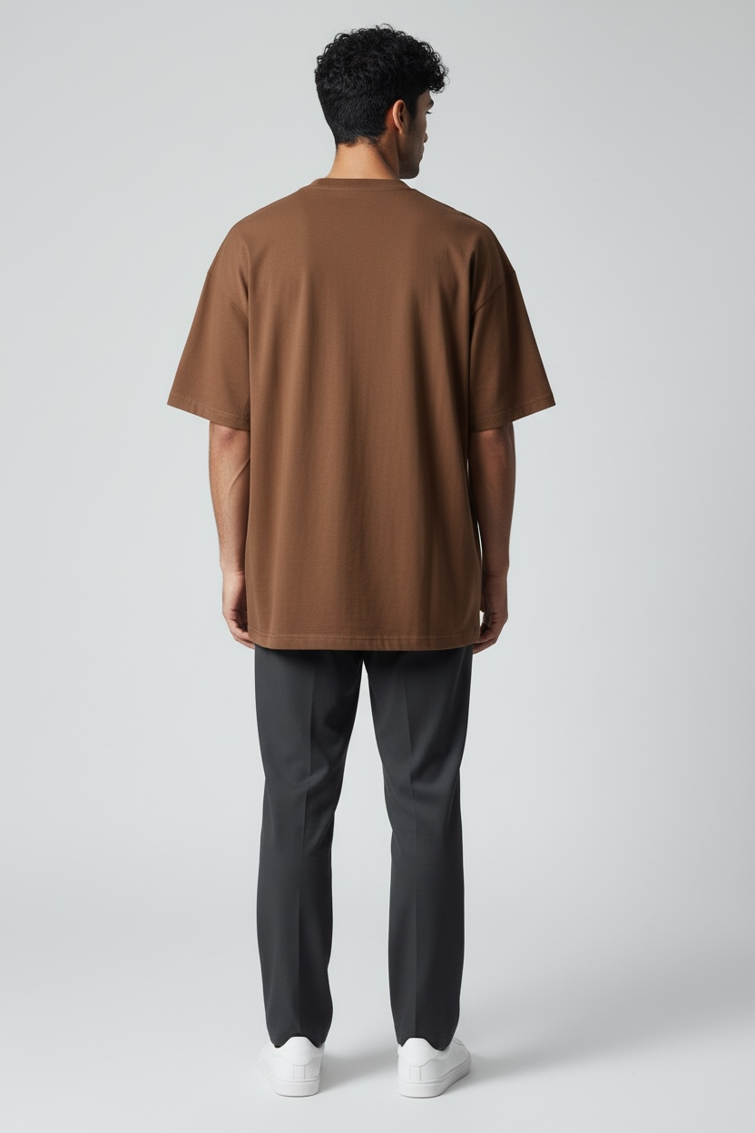 Oversized Tee Vintage Brown