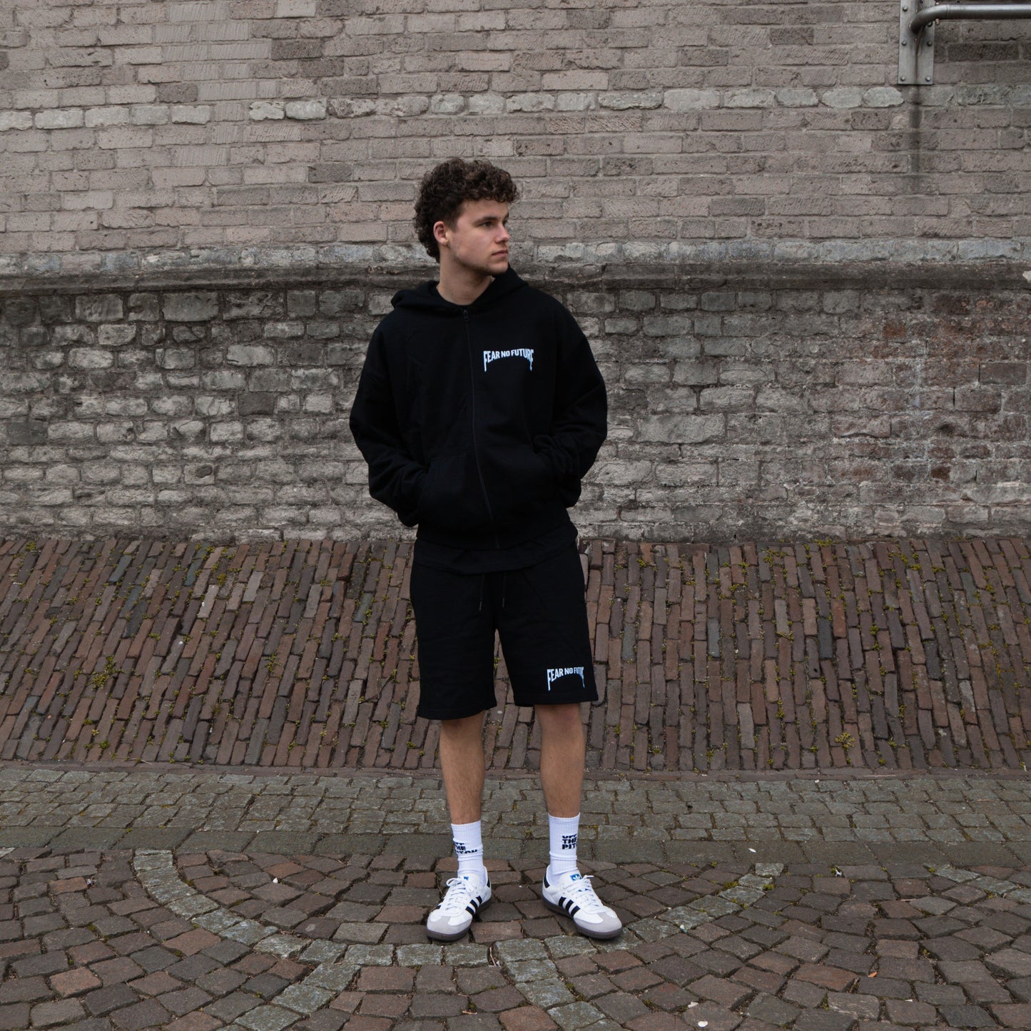 Heavy Zip Hoodie Black
