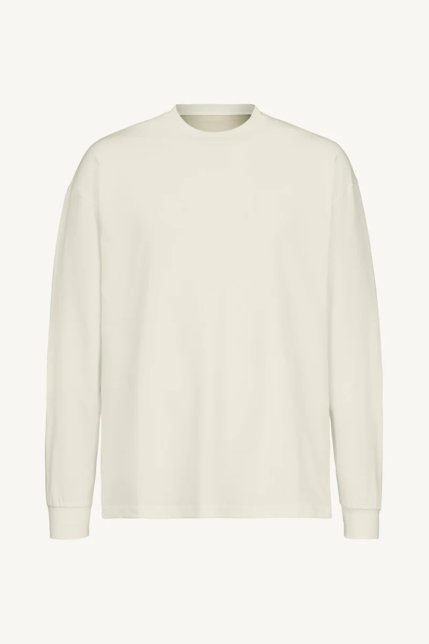 Oversized Longsleeve Tee Vintage White