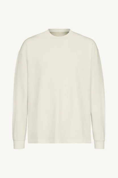 Oversized Longsleeve Tee Vintage White
