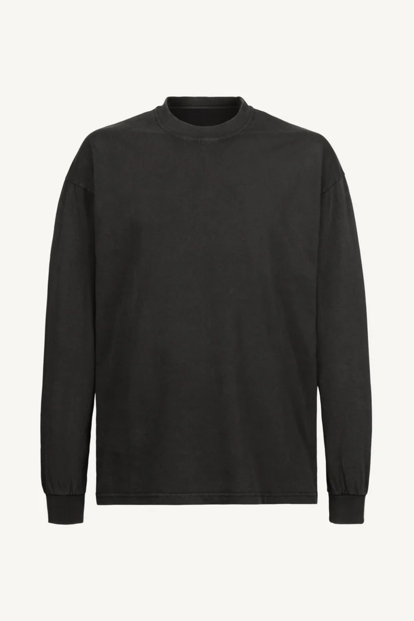 Oversized Longsleeve Tee Vintage Black