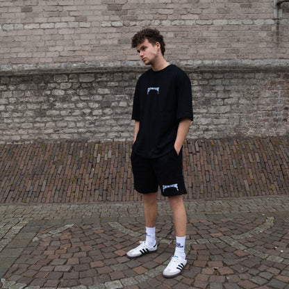 Oversized Face Tee Black