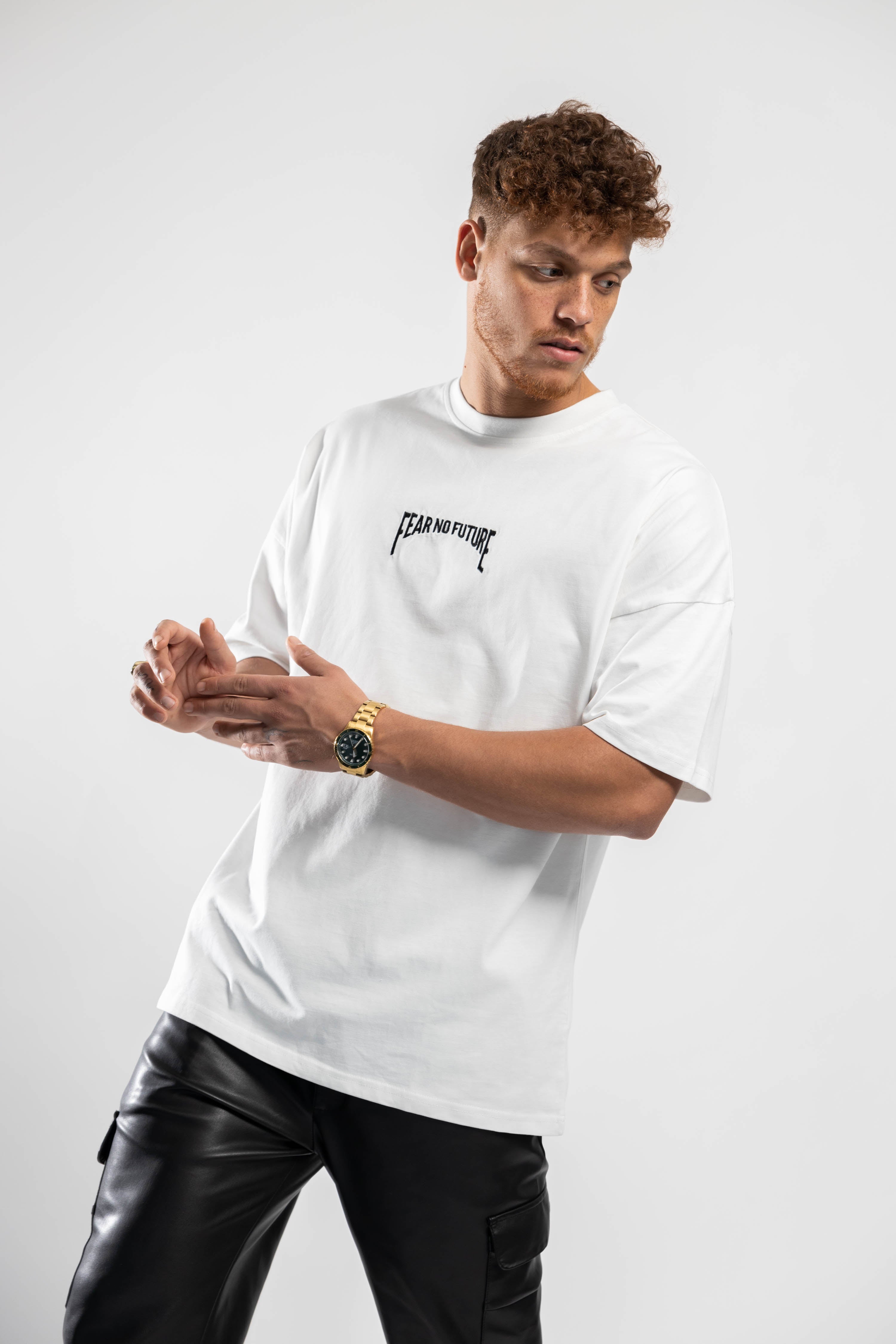 Face Tee Off White