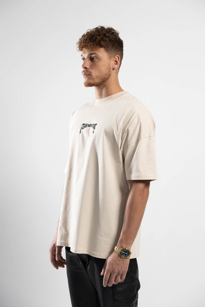 Face Tee - Beige